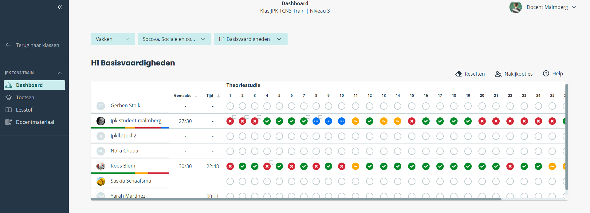 Hoe Kan Ik De Resultaten Van Studenten Inzien En Resetten? – Malmberg MBO